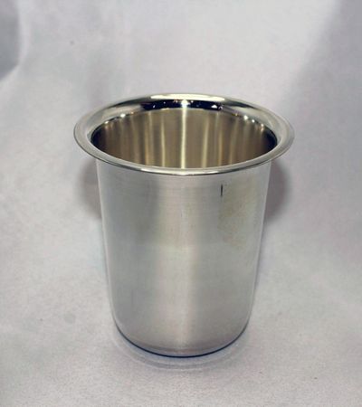 Plain Silver Glass